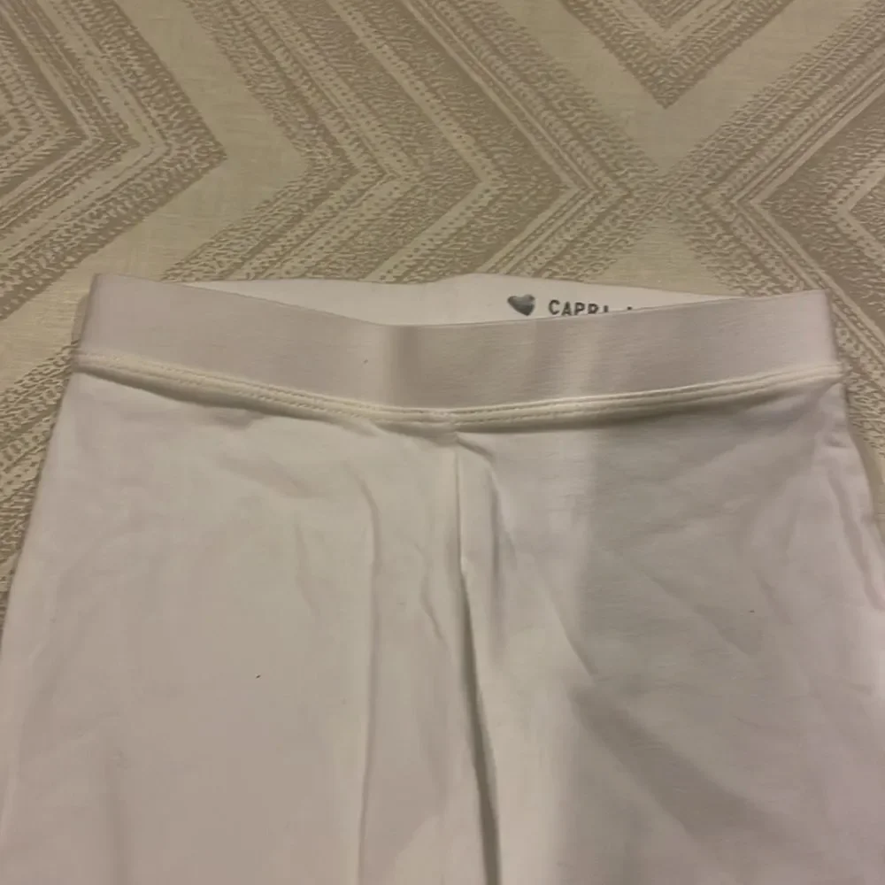 Crewcuts Girls Purple & White Capri Leggings (2)
